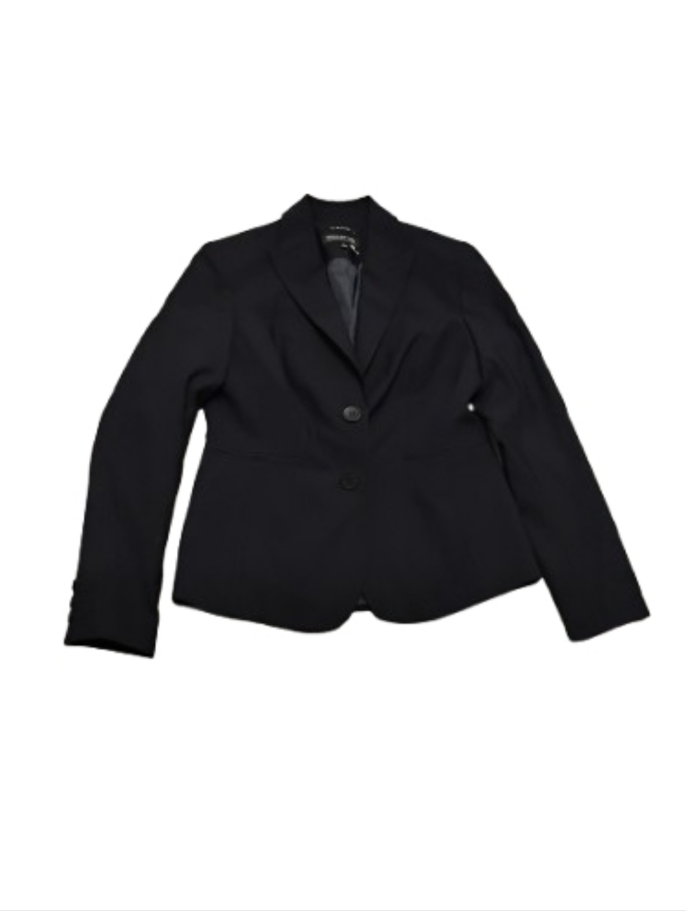 NWT Jones New York Collection Platinum Navy Blue Buttoned Blazer Suit Jacket 4